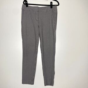 LOFT Gingham Plaid Skinny Ankle Pant Women's Size 4